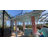 Hawaii 8'x8' Galvanized Steel Hardtop  Blue Pink Gazebo Pavilion with USB Charging Socket and BBQ Bar Table Shelf