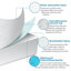 Shantaja Waterproof Fitted Bamboo Mattress Protector Diamond Design Case Pack-1891299163