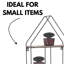 Hallmark Wall Shelf, Wire House Shape Design