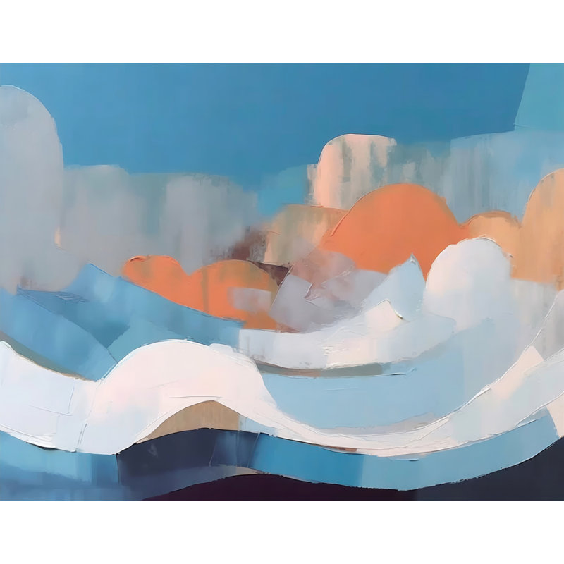 "Paysage 4" sur toile, H 20 po x l 24 po