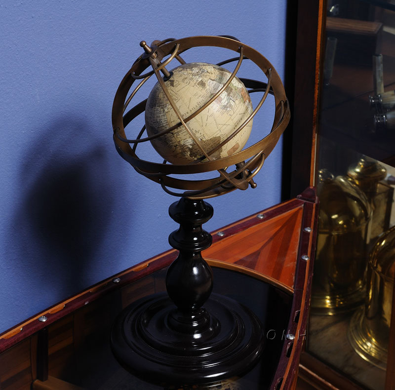 Brass Tabletop Globe