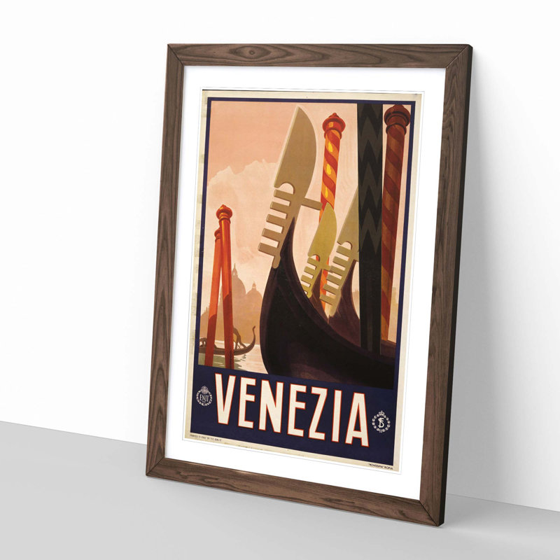 Single Picture Frame Print, Walnut