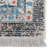 Beier Area Rugs for Living Room Bedroom, Machine Washable Rug, Indoor Floor Machine Woven Cross weave Polyester Area Rug – Gray & Blue Color | Oriental Design-1180979826