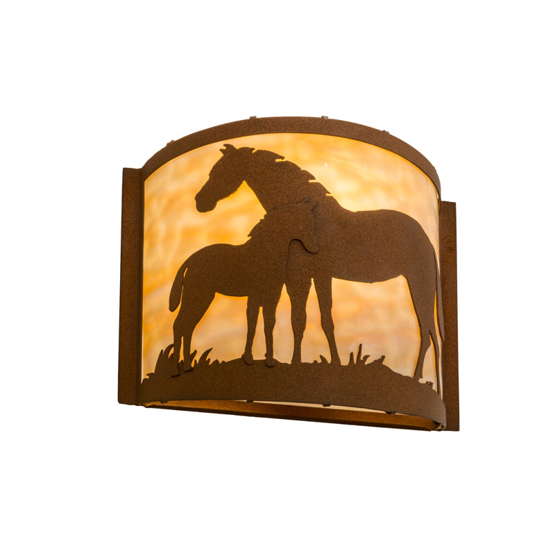 Rustic Lodge 1 - Light Flush Mounted Sconce