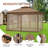 13 Ft. W x 11 Ft. D Steel Patio Gazebo with Netting-93864931