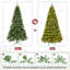 Arbre de Noël artificiel vert pré-éclairé-1396407569