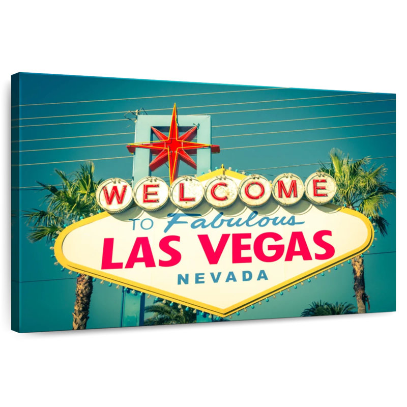 Panneau de bienvenue Vanna Las Vegas, H 26 po x l 39 po