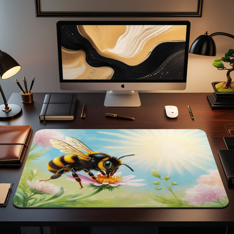 Polyester Desk Pad, 23.6x13.8