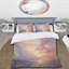 Sunset Cotton Candy Skies V - Ensemble de housse de couette paysages - Microfibre de polyester-110398191
