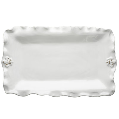 Fleur de Lis Rectangular Platter