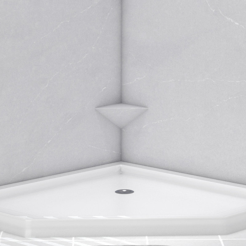 FlexStone 10" Shave Shelf in Sea Salt, Sea Salt