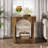 2 Tier Wood End Side Table Set With Innovative Arched Design-1129257675