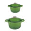 Batterie de cuisine en fonte 4 pièces BergHOFF Neo avec cocotte de 3 pte et marmite de 7 pte-77287208
