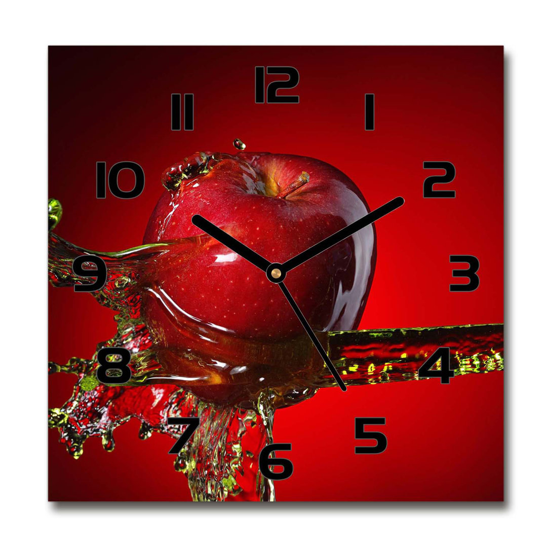 Analoge Wanduhr Jochem Apple and Water 60 cm Geräuschlos