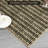 2x6 Washable Modern Textured Stripe Rug Thin Non-Slip Low Pile Stain-Resistant Reinforced Edges Foldable Entryway Beige-693167410