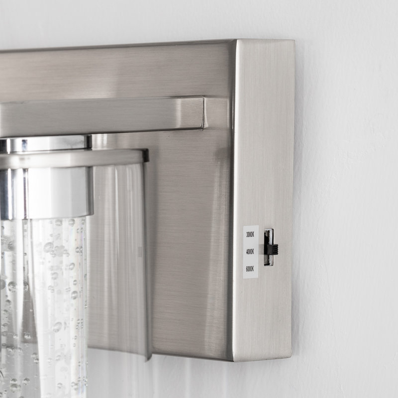 Dimmable LED Vanity Light, 4, Brushed Nickel