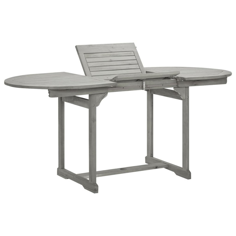 Darst Garden Dining Table (160-240)x100x75 cm Solid Acacia Wood