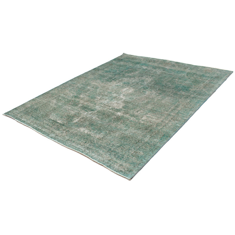Tapis unique en laine noué à la main 9 pi 3 po x 12 pi 4 po nouvel âge Lengrey