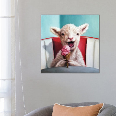 Kiddie Cone 1 Piece Wrapped Canvas Painting