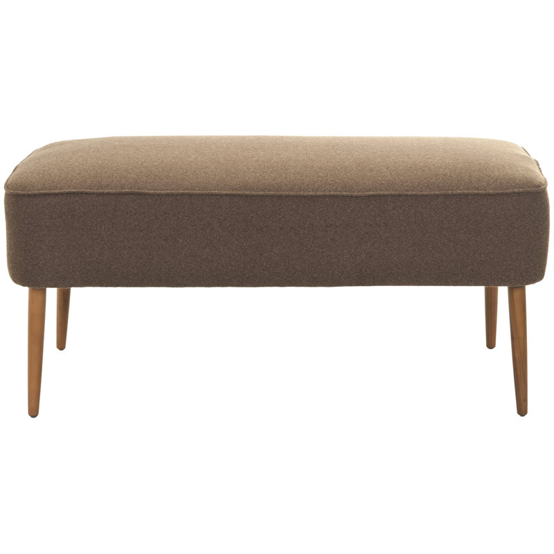 Banc rembourré Wauhillau, Brun