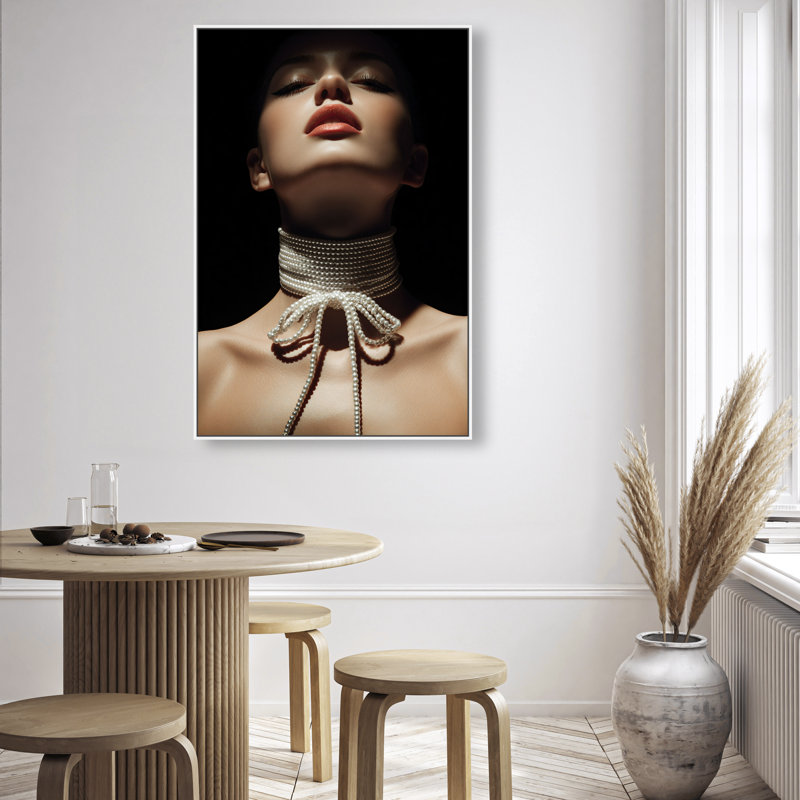 Pearl Constellation Print by Oliver Gal, 31"H x 21"W, White Floater Frame