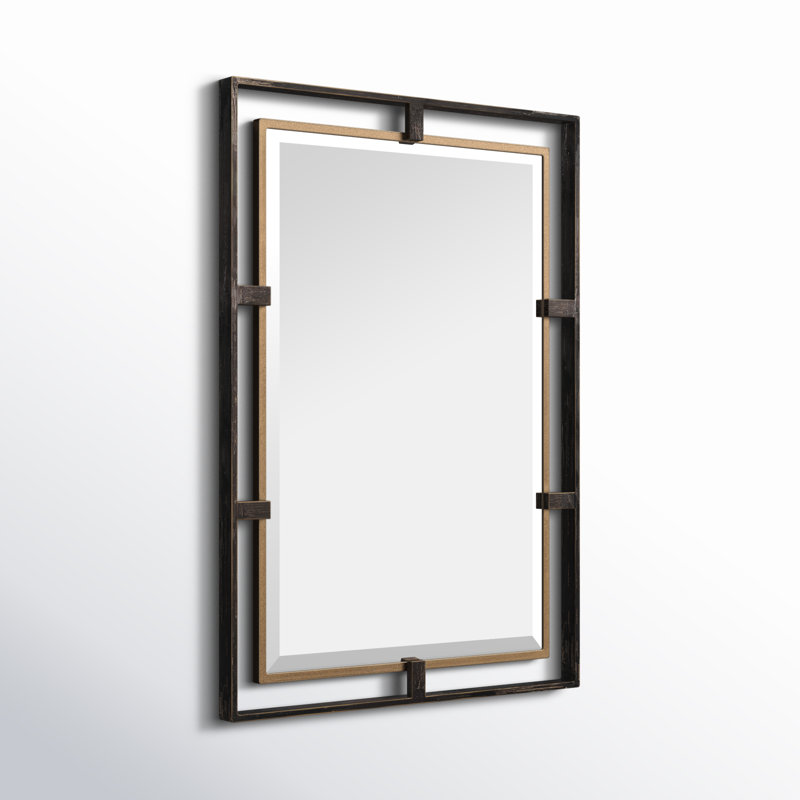 Rashmi Metal Rectangle Wall Mirror
