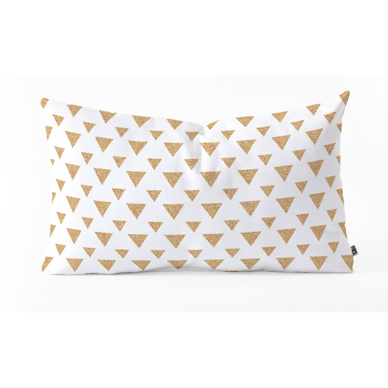 Coussin lombaire intérieur/extérieur allyson johnson paillettes triangles