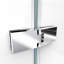 DreamLine Aqua Ultra P 30 po x l 60 po x H 74 3/4 po sans cadre charnière de douche en chrome avec drain à gauche-135640472-135640473-135926617