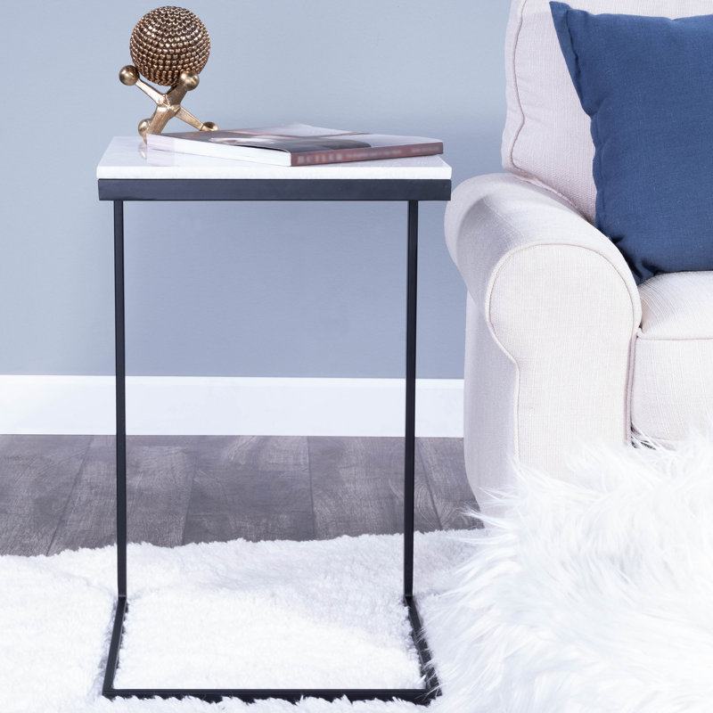 C Table End Table, Black