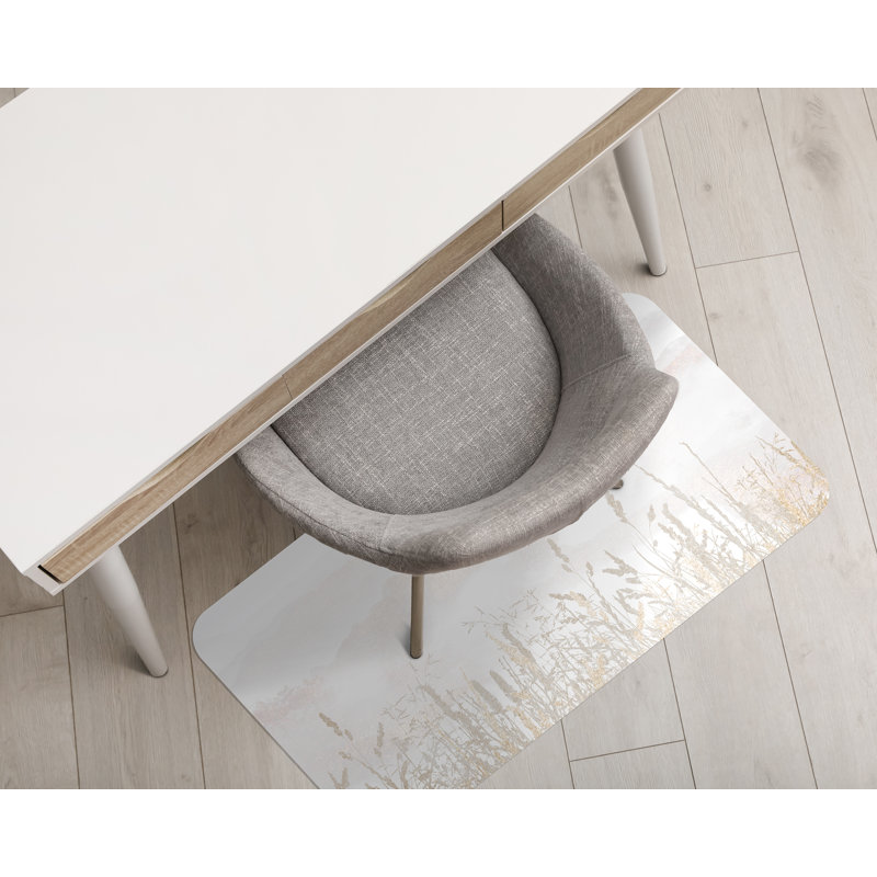 Nevaha Hard Floor Rectangular Chair Mat, 70 x 100cm