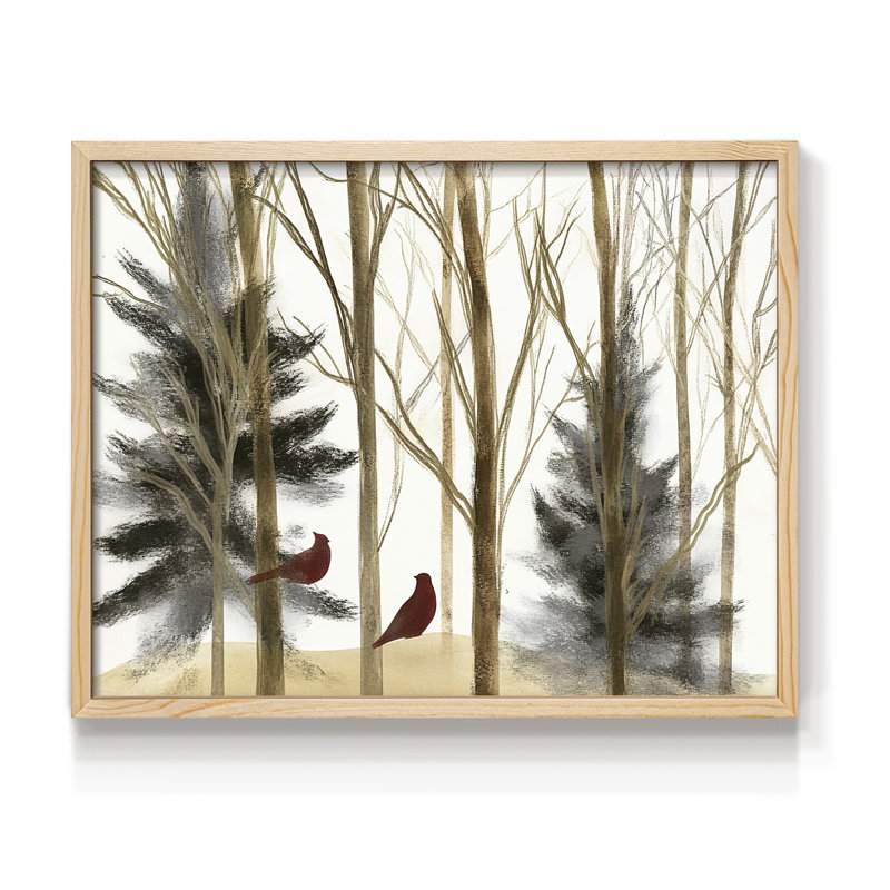 Chirstmas Art-CXXV -Framed Print - Restickable, H 8 po x l 10 po, Naturel