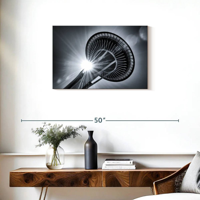 Lilie Space Needle Sunburst, H 20 po x l 30 po