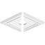 Médaillon de plafond contemporain en PVC de qualité architecturale 12 po x l 12 po x H 8 po x P 4 1/4 po x P 1 po-36072879-137837488-137837596