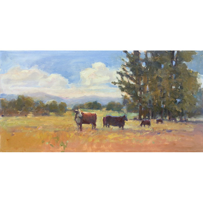 Cows Print by John Beard, Unframed Canvas