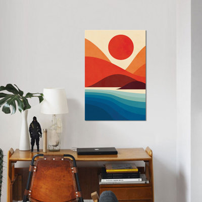 Bord de mer - impression sur toile tendue