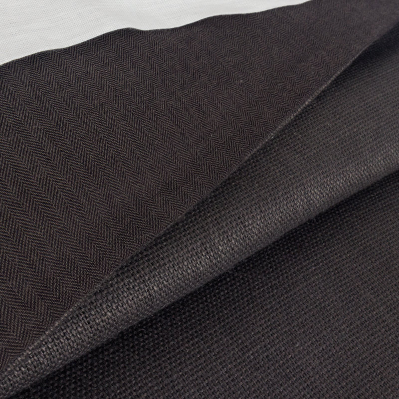 LIAM DUVET COVER, CHARCOAL BLUE, Twin Duvet Cover