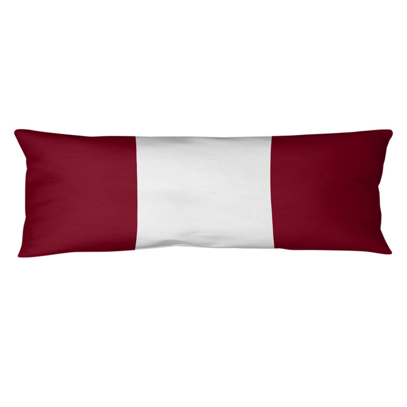 Polyester Medium Pillow, Minnesota,Maroon