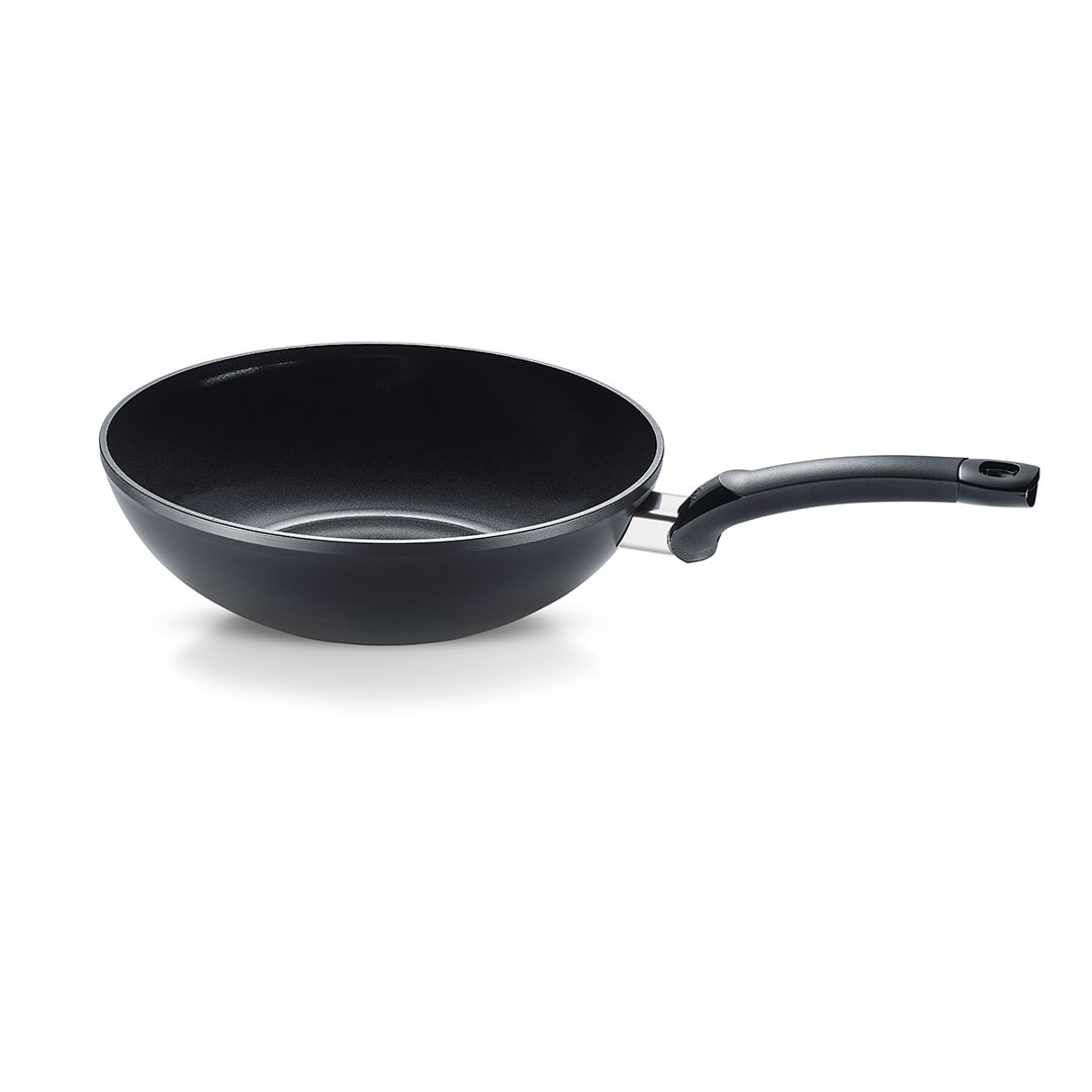 Fissler Ceratal Comfort Ceramic 11 Inch Non-stick Wok, Orbit Black, Made Without Pfas Fissler