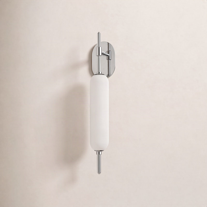 Chutney Miley 1 - Light LED Dimmable Armed Sconce, Polished Nickel