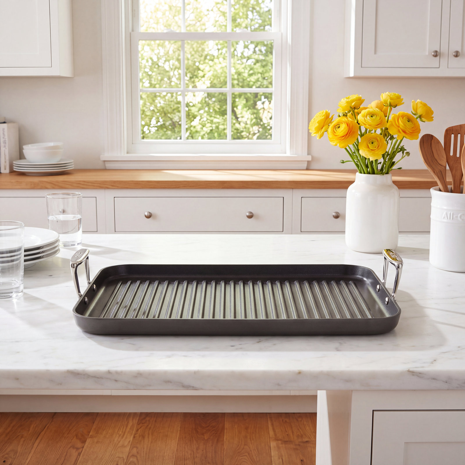 All-Clad HA1 20" Non-Stick Grill Pan