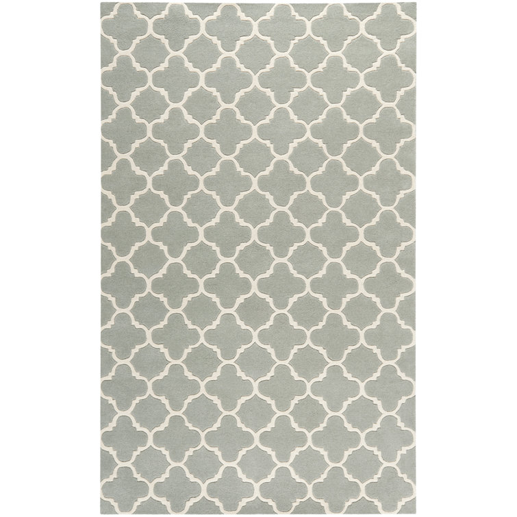 Carolene Hand Tufted Wool Geometric Rug