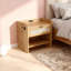 59.9cm W Manufactured Wood Bedside Table-454082525