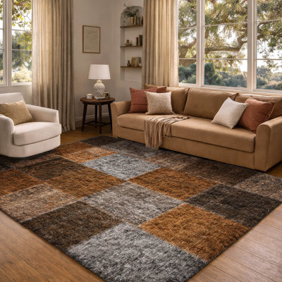 Tapis à poil long de qualité supérieure lavable à la machine ADS663