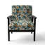 Fauteuil d'appoint rembourré ivoire Coastal Blossoms