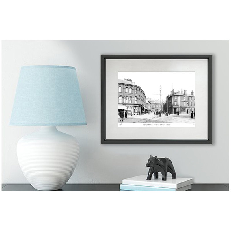 Blackburn, Sudell Cross C1901 by Francis Frith - Single Picture Frame Print, 45cm H x 60cm W x 2.3cm D