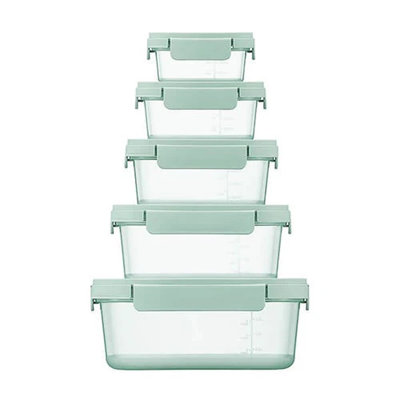  NestnLock 5-Piece Container Set - Sage
