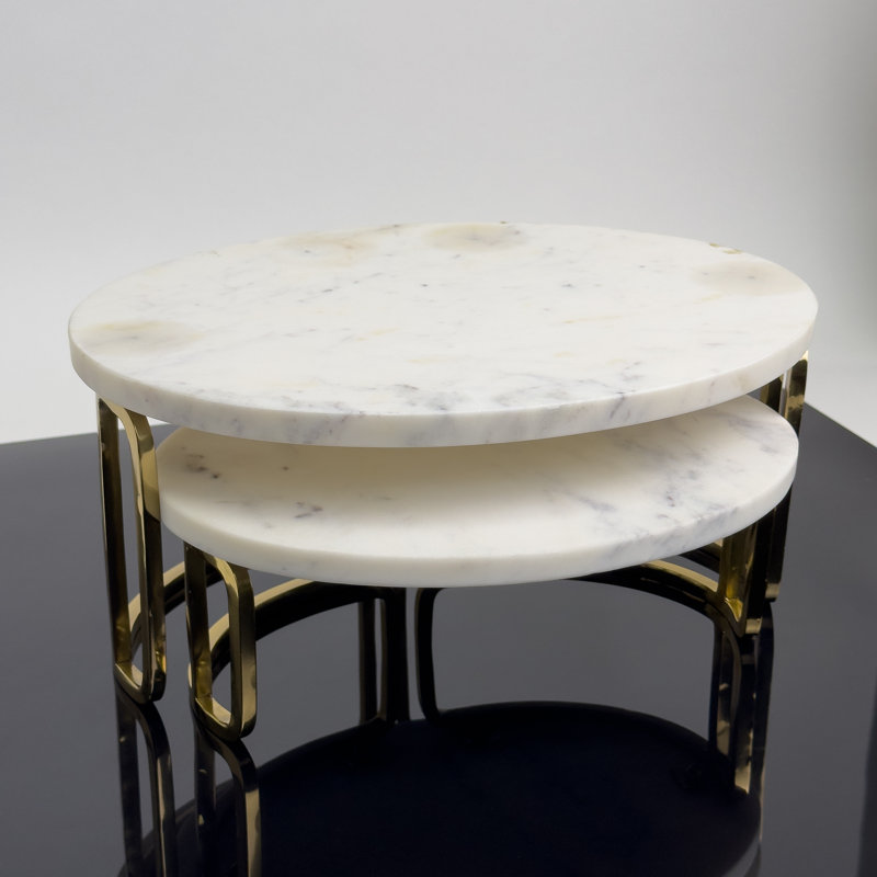Brid Marble Tray - Set of 2