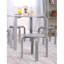 Nordic Toddler and Kids 5 Piece Round Table and Stool Set-610226603