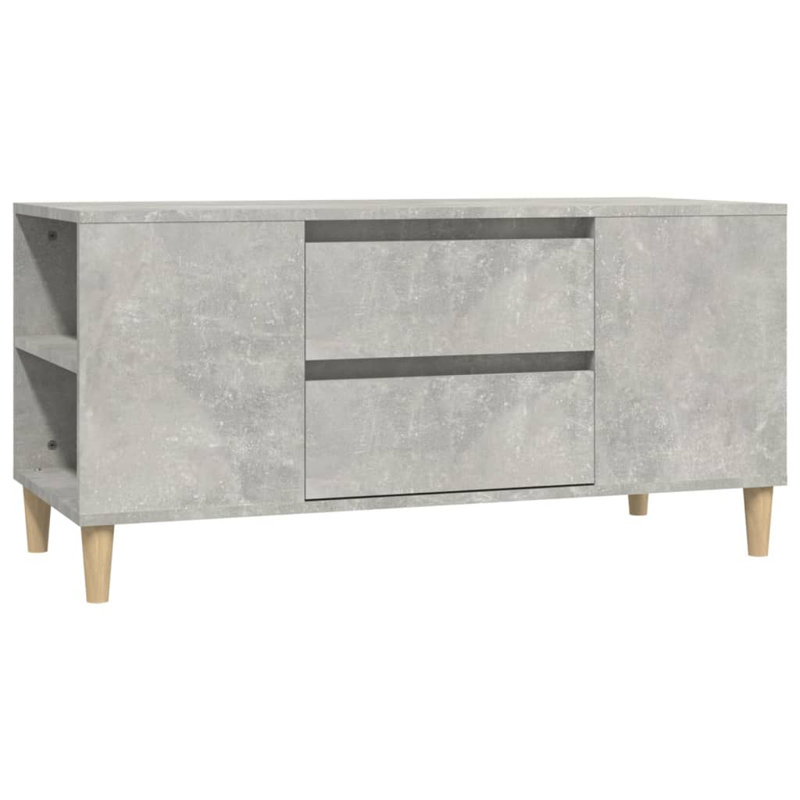 Husam Unfinished TV Stand for TVs up to 43", Grey
