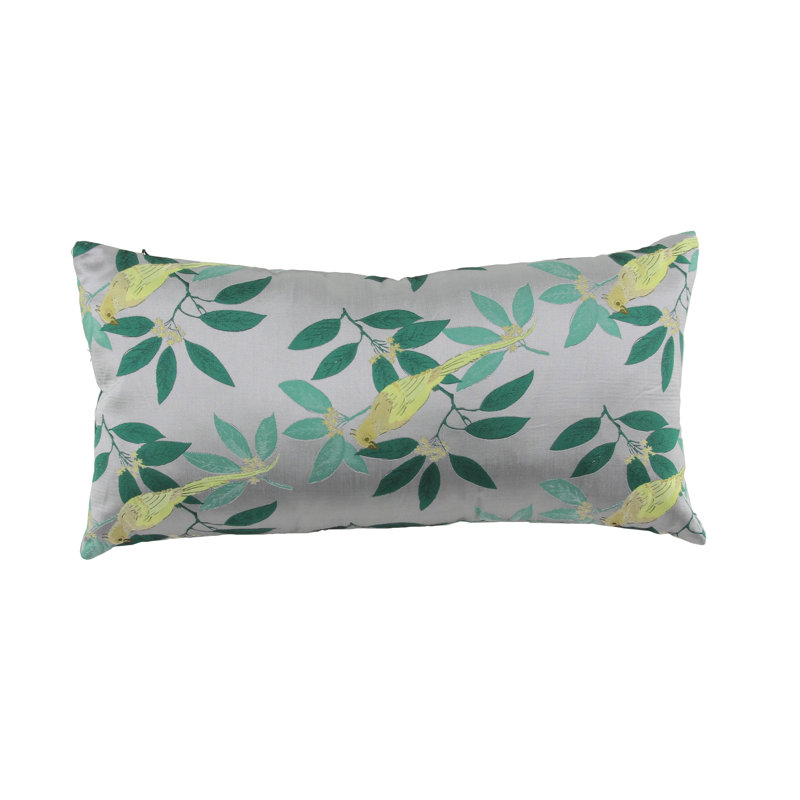 Floral Reversible Throw Pillow